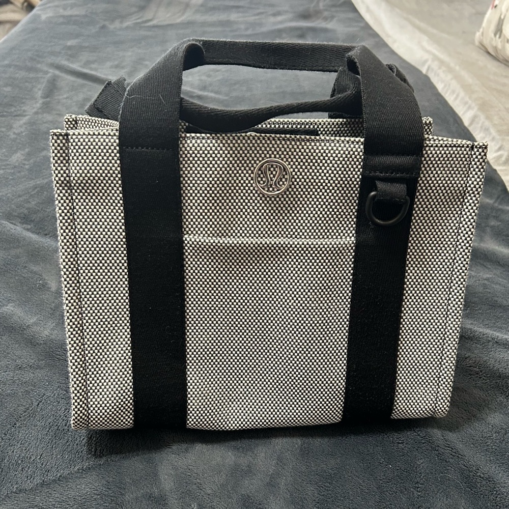 lululemon athletica Black and White Tote Bag